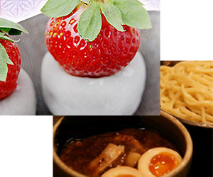 つけめん&大いちご大福